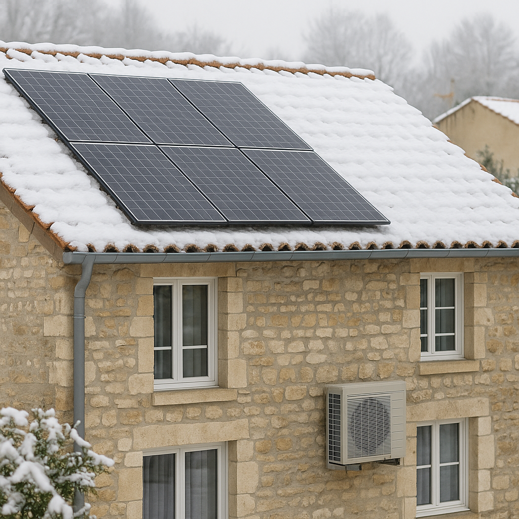 photovoltaïque chauffage hiver